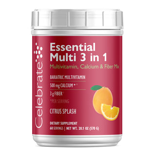 Essential Multi 3 in 1 monivitamiini kalsiumin kanssa, juomasekoitus