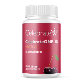 CelebrateONE 18 Bariatrisk multivitamin med järn, tuggtabletter, en gång dagligen