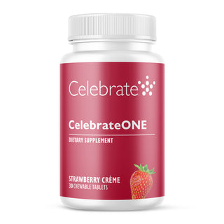 CelebrateONE Kerran päivässä nautittava Bariatric Multivitamiini ilman rautaa, pureskeltava