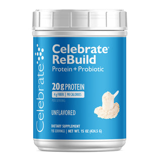 Celebrate® ReBuild proteiini + probioottijauhe