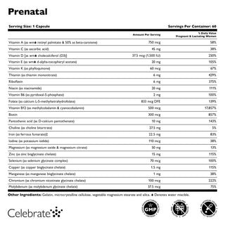 Bariatric Prenatal Vitamin med järn Kapslar