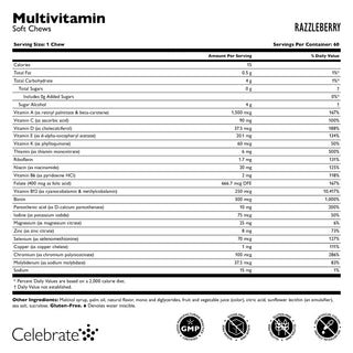 Bariatrisk multivitamin utan järn Soft Chews