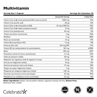 Bariatric Multivitamiini ilman rautaa, kapselit