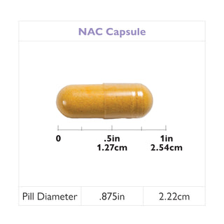 NAC (N-Acetyl Cystein), 600 mg, kapslar