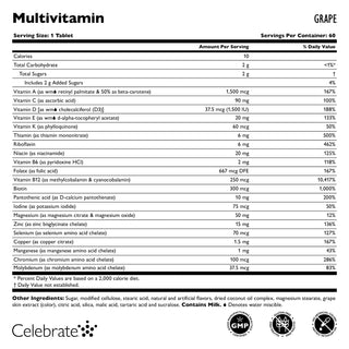 Bariatrisk multivitamin utan järn, tuggtabletter
