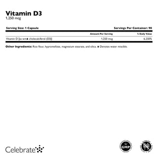 Vitamin D3 1.250mcg (50.000 IE), kapslar