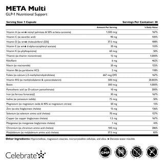 META Multi GLP-1 Näringsstöd 