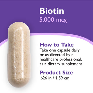 Biotin 5.000 mcg, kapslar
