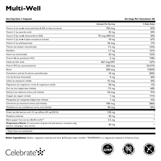Multi-Well Viktminskning Multivitamin, Kapslar 