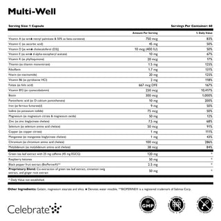 Multi-Well Viktminskning Multivitamin, Kapslar 