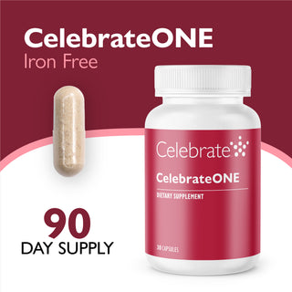 CelebrateONE Bariatrisk multivitamin utan järn, en gång dagligen, kapslar