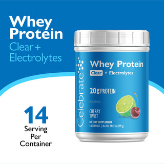 Celebrate Vassleproteinisolat Clear + elektrolyter 