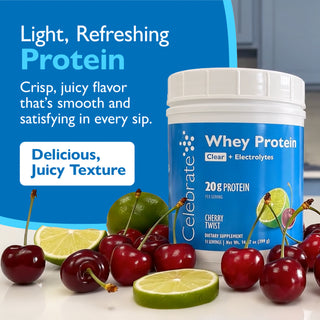 Celebrate Vassleproteinisolat Clear + elektrolyter 