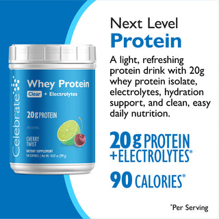 Celebrate Vassleproteinisolat Clear + elektrolyter 