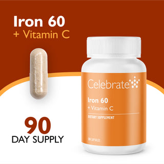 Järn 60 mg + C-vitamin, kapslar