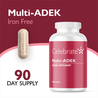 Multi-ADEK Vitamin utan järn, kapslar
