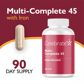 Multi-Complete 45 Bariatric Multivitamin med järn, kapslar