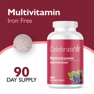 Bariatrisk multivitamin utan järn, tuggtabletter
