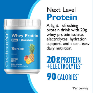 Celebrate Vassleproteinisolat Clear + elektrolyter 