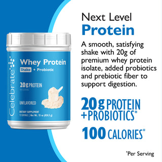 Celebrate® ReBuild Protein + Probiotic, pulver