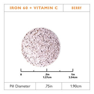 Järn 60 mg + Vitamin C, Tuggtablett, Berry 