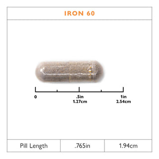 Järn 60 mg + C-vitamin, kapslar