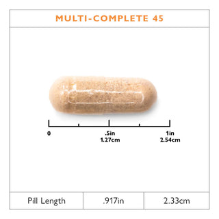 Multi-Complete 45 Bariatric Multivitamin med järnkapslar 