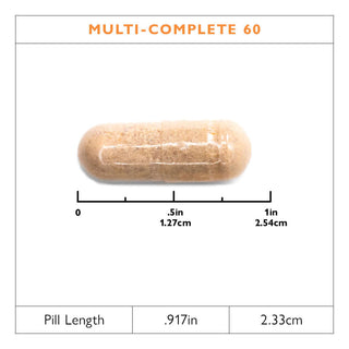 Multi-Complete 60 Bariatric Multivitamin with Iron, Capsules