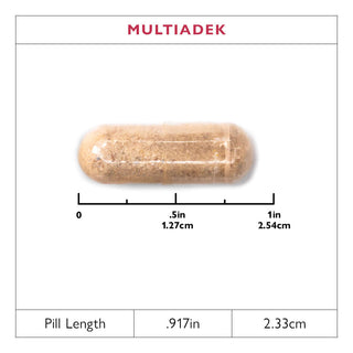 Multi-ADEK Vitaminkapslar, Järnfria 