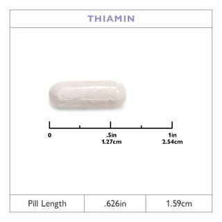 Tiamin Vitamin B1, 100 mg, kapslar